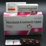 VARIN-I ALBENDAZOLE 400 MG WITH IVERMECTIN 6 MG Blister 1x3x10 480.00